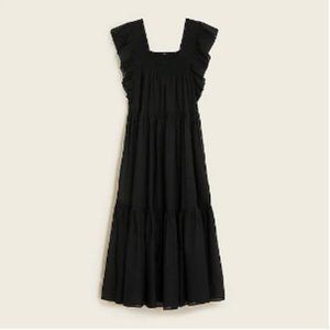 Flutter-Sleeve Maxi Cover-up